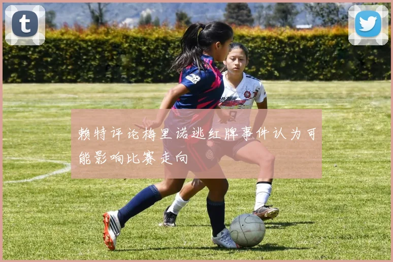 赖特评论梅里诺逃红牌事件认为可能影响比赛走向